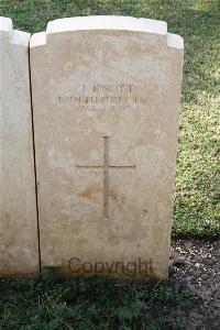 Ismailia War Memorial Cemetery - Knott, Jack